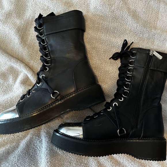 Brand New KILLSTAR Nova Boots with Steel Toe - Picture 2 of 5